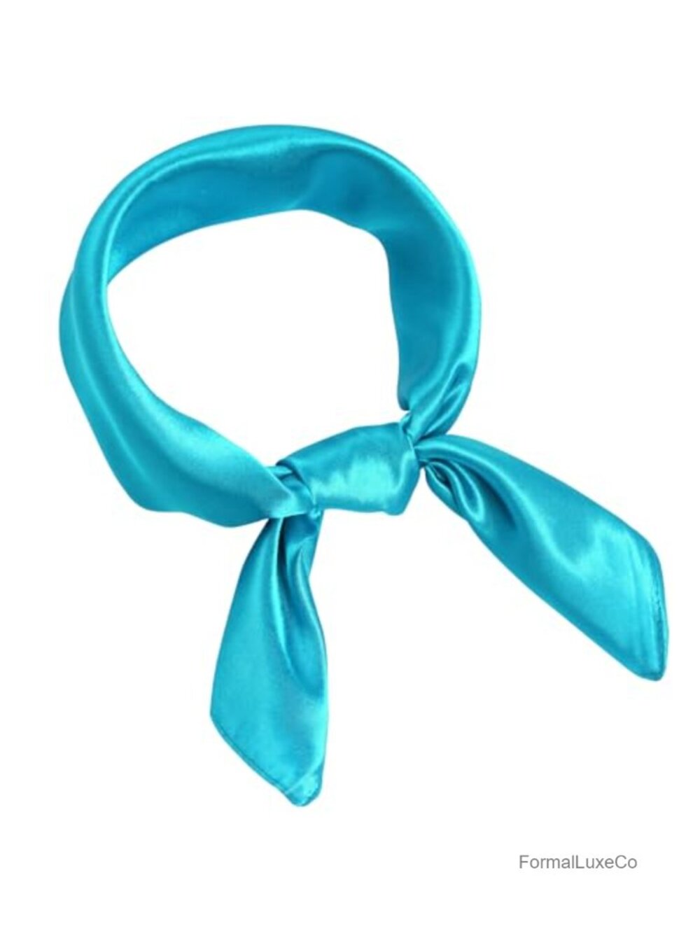 Satin Square Scarf Multifunctional Neck Scarf Handkerchief 23.6"